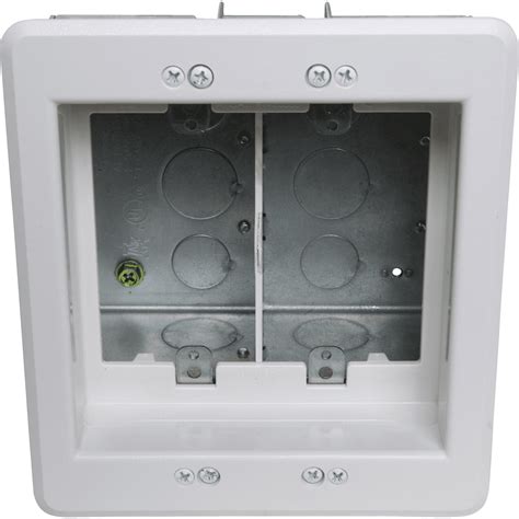 arlington metal recessed tv box|Arlington recessed tv outlet box.